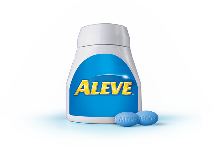 Aleve product bottle 
