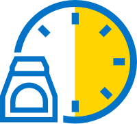 12 Hours clock icon