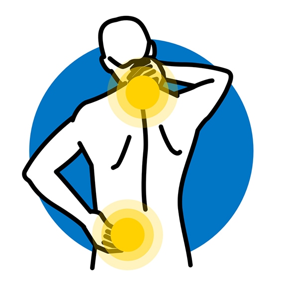 Back pain graphic
