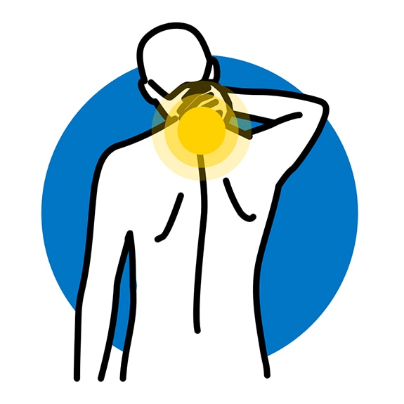 Neck pain graphic